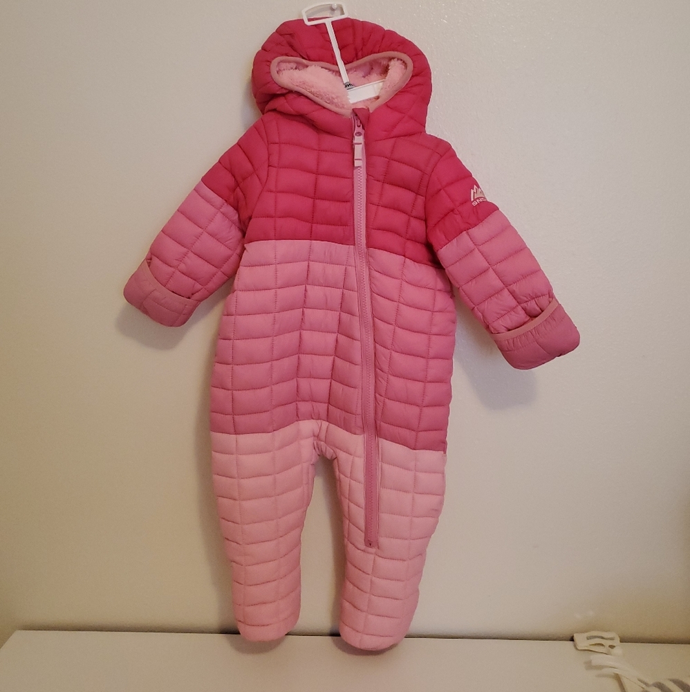 Baby girl snow suit